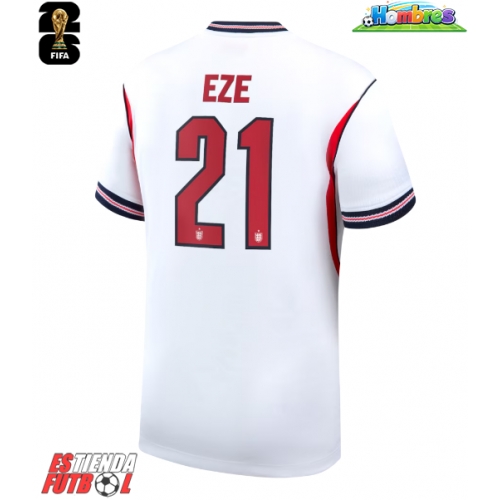 Inglaterra Eberechi Eze #21 Primera Equipación Mundial 2026 Manga Corta